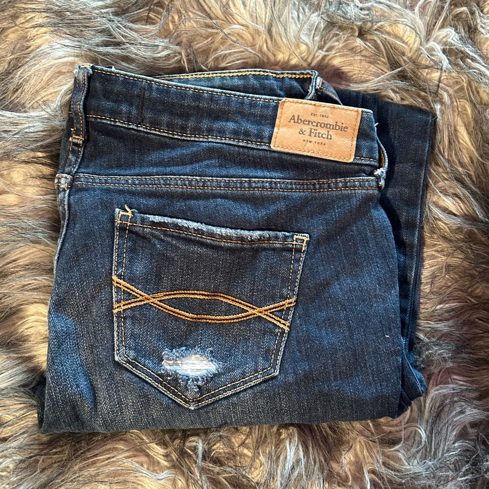 ⭒ abercrombie & fitch low waist jeans